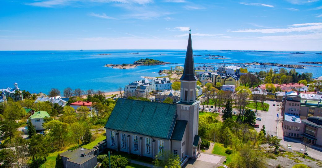 Charming port town of Hanko, Finland