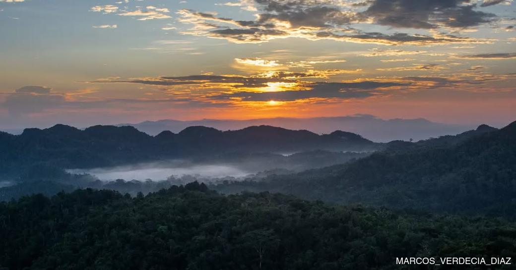 Gran Parque Natural Topes de Collantes Cuba lanscape sunset
