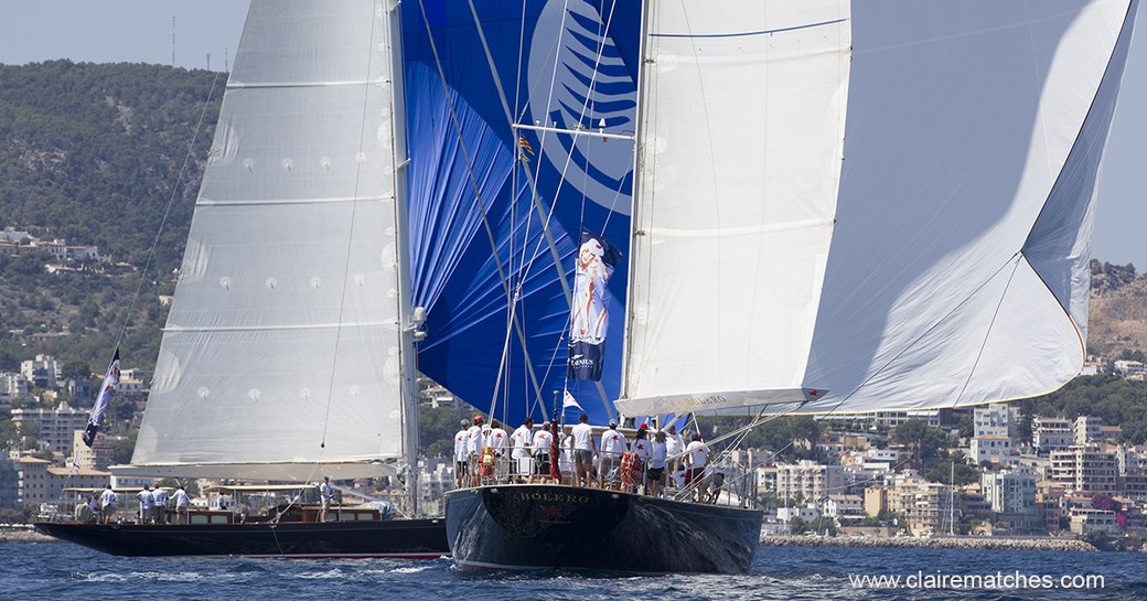 sailing yacht BOLERO and sailing yacht Atalante I compete at the Superyacht Cup Palma 2017