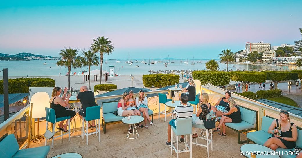 Siso Beach Mallorca terrace dining area