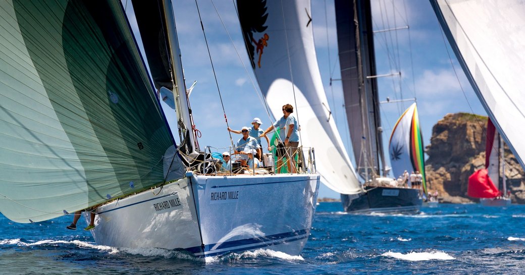 Racing at Les Voiles de Saint Barth 