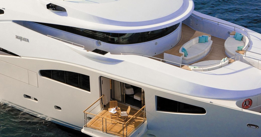 superyacht MARAYA balcony 