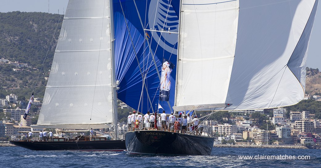 superyacht BOLERO racing at the Superyacht Cup Palma