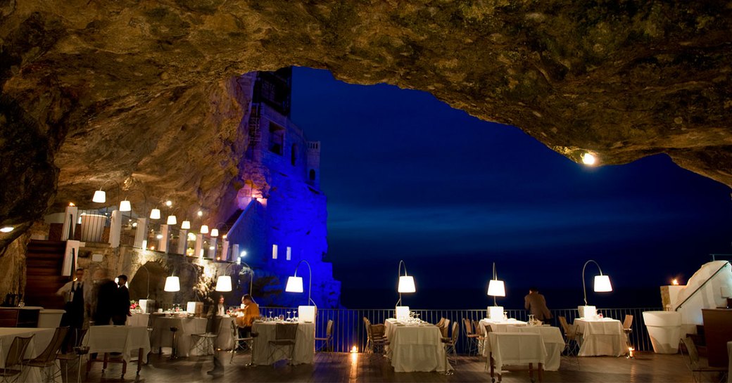 Grotta Palazzese restaurant in Italy
