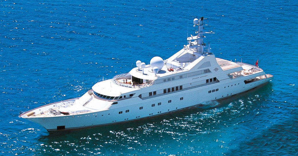 Superyacht 'Golden Ocean' underway