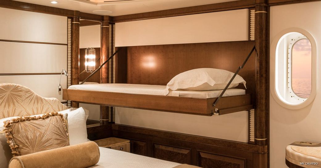 Pullman bunk onboard MY Calypso