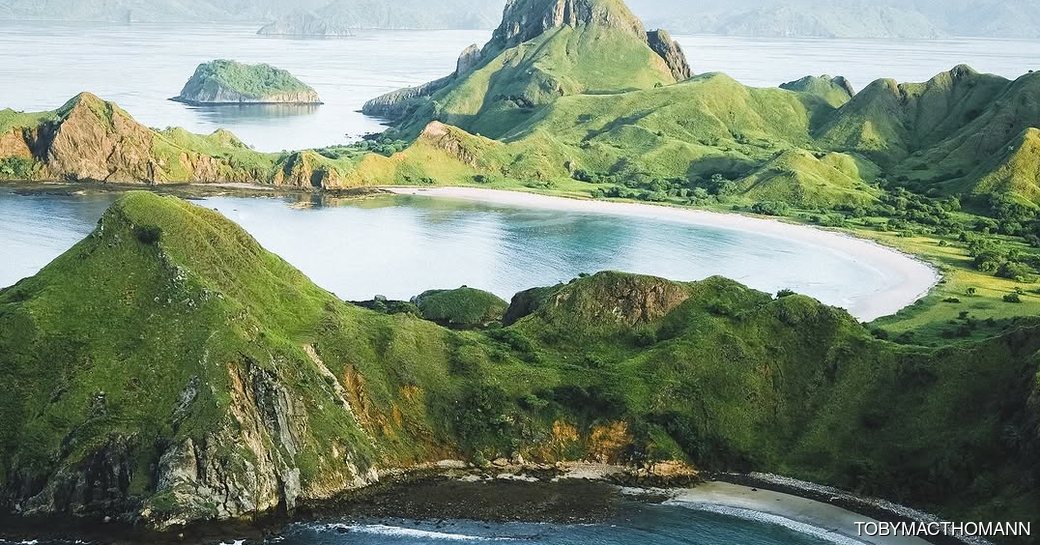 Elevated view of Komodo National Park
