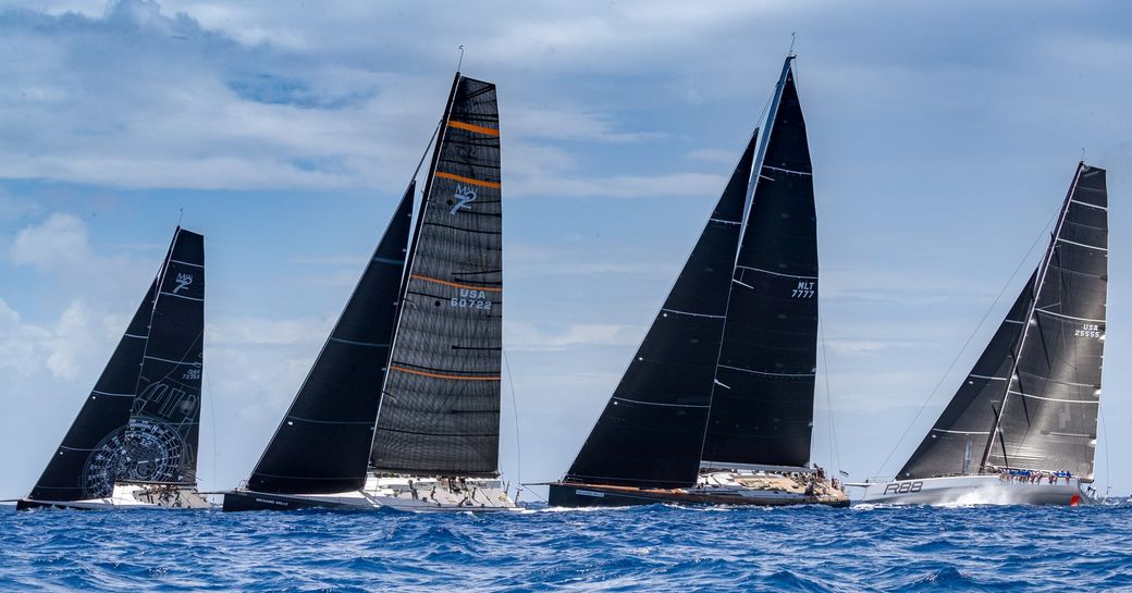 yachts compete in Les Voiles de Saint Barth 2018