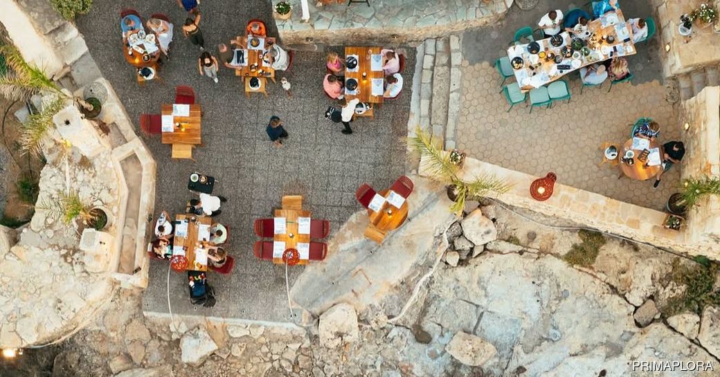 Prima Plora Crete aerial view