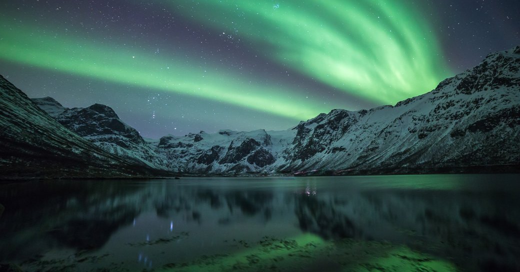 Northern lights in Svalbard