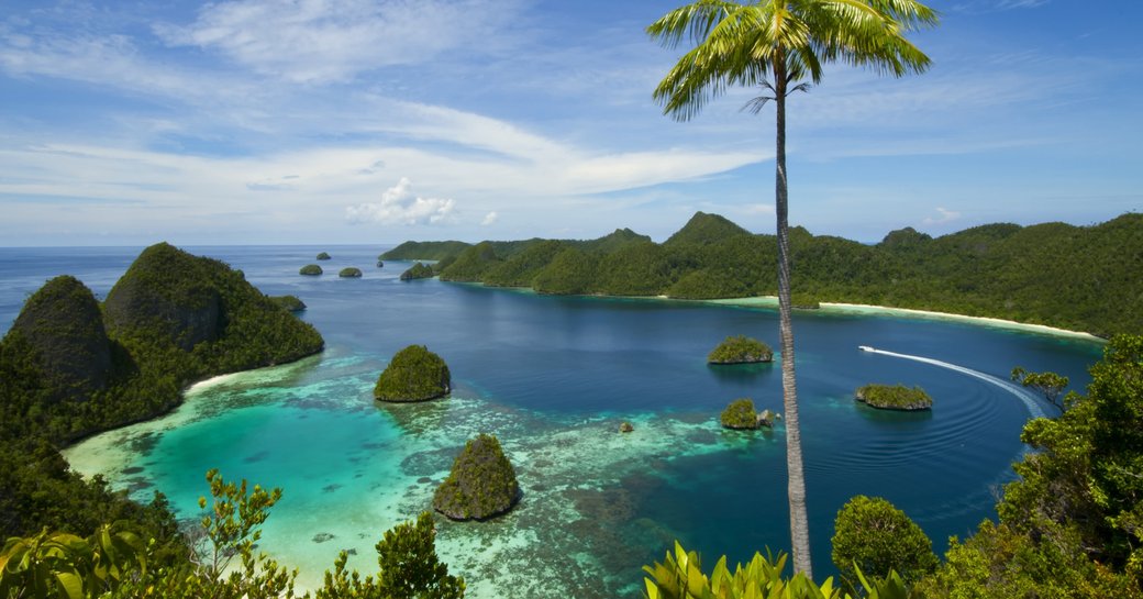 beautiful landscape of the Raja Ampat Islands in Indonesia