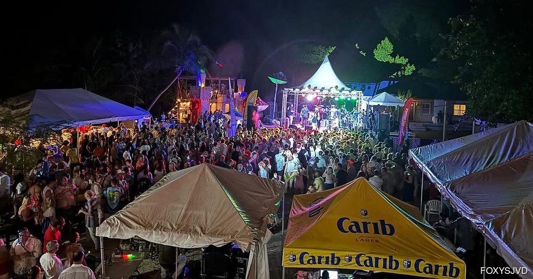 Foxy's Bar British Virgin Islands outdoor party