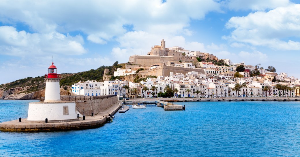 scenic Ibiza old town