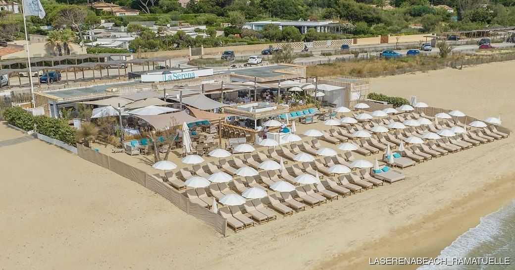 La Serena St Tropez aerial view