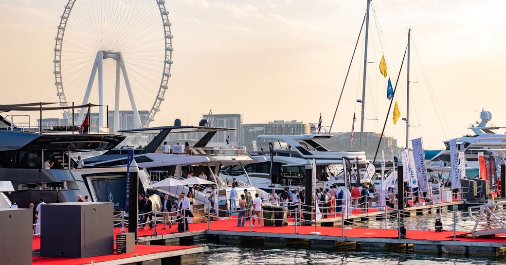 Dubai Harbour pontoons during DIBS