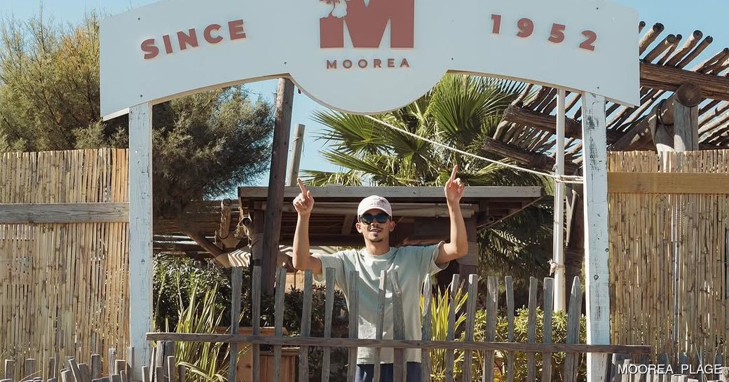 Moorea St Tropez entrance