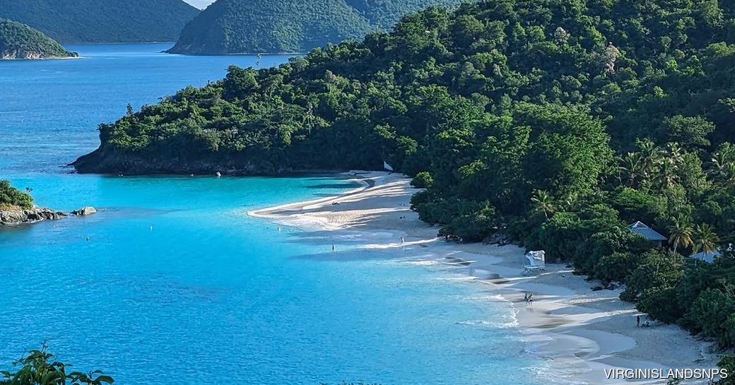 Virgin Islands National Park aerial view