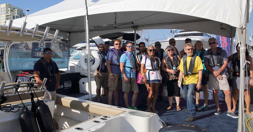 show-goers brush up on their boating skills at FLIBS