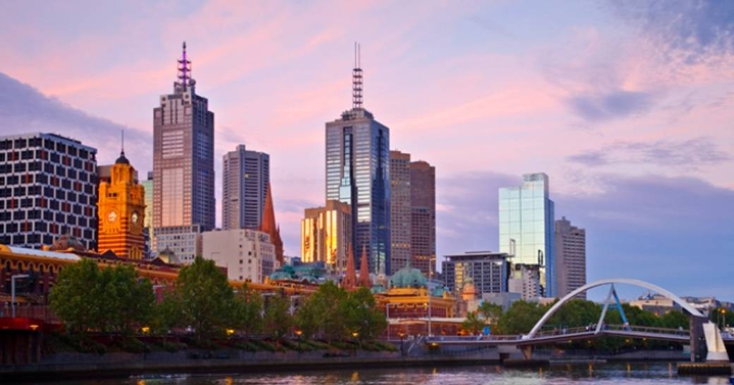 City buildings in Melbourne