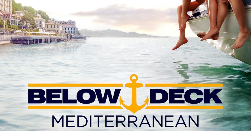 People sat on the edge of a boat dangling feet in the water, Below Deck Mediterranean 