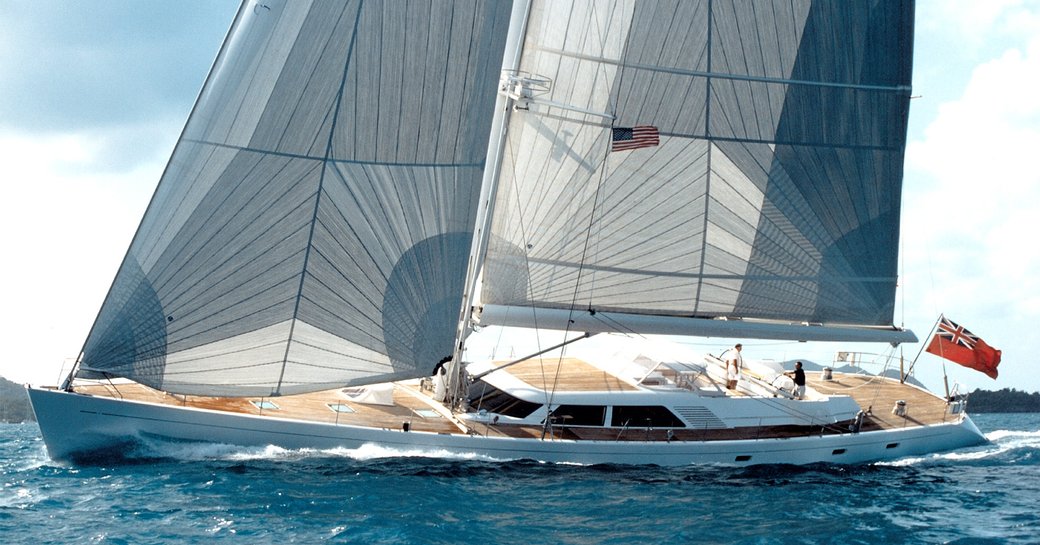 sailing yacht SPIIP prepares to compete in the Superyacht Challenge Antigua 2017