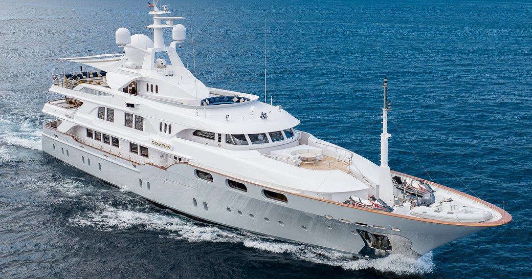 Charter yacht STARFIRE at sea