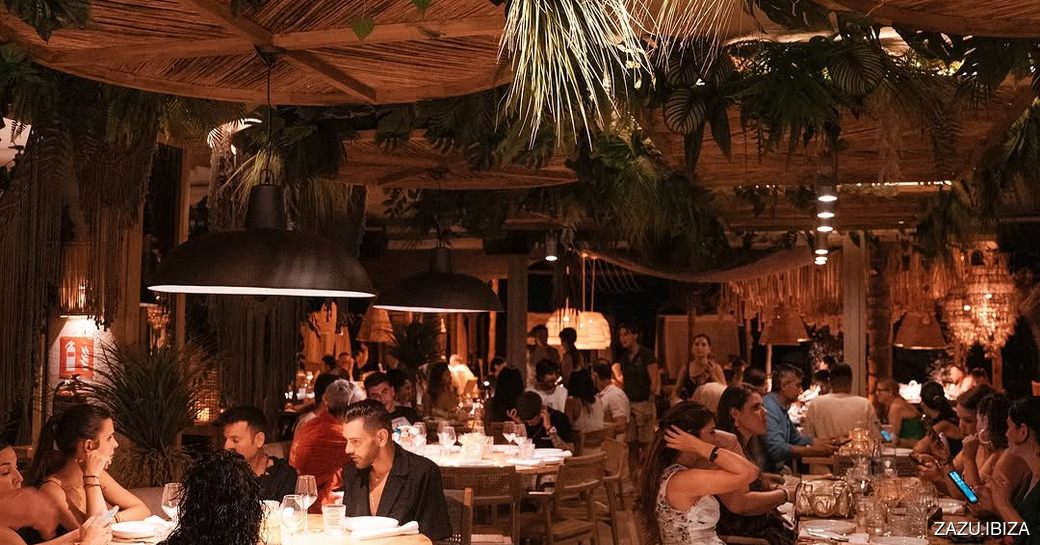Zazú Ibiza indoor dining area