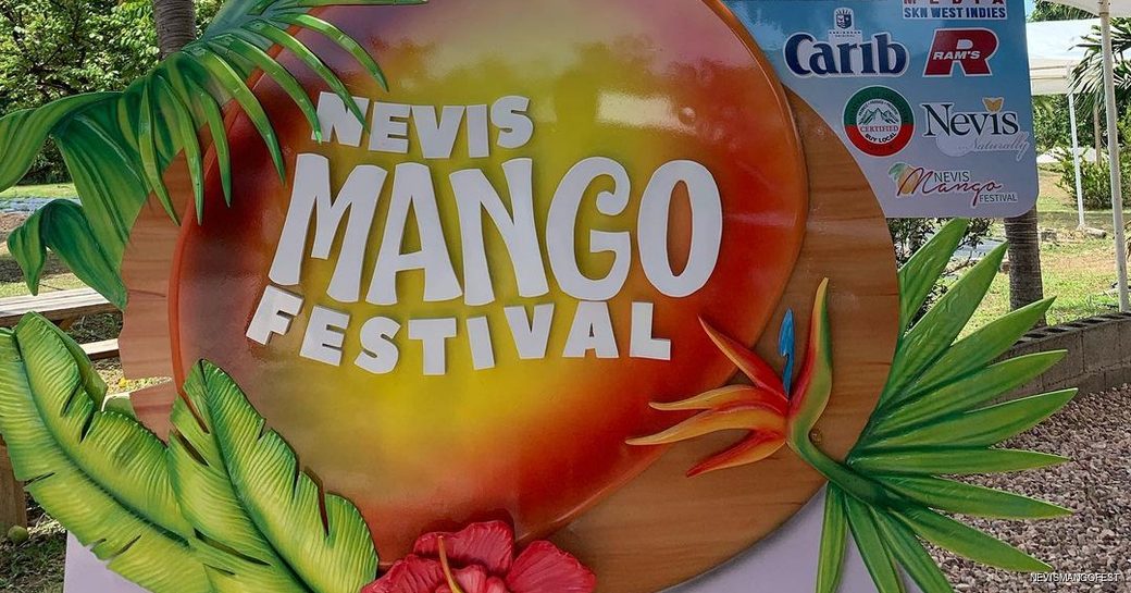 nevis mango festival sign 