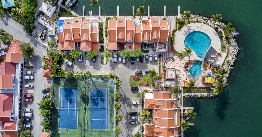 Simpson Bay Marina resort, St Martin, Caribbean