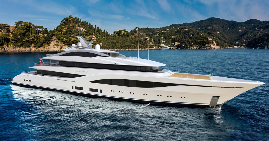 Charter yacht ARROW at sea