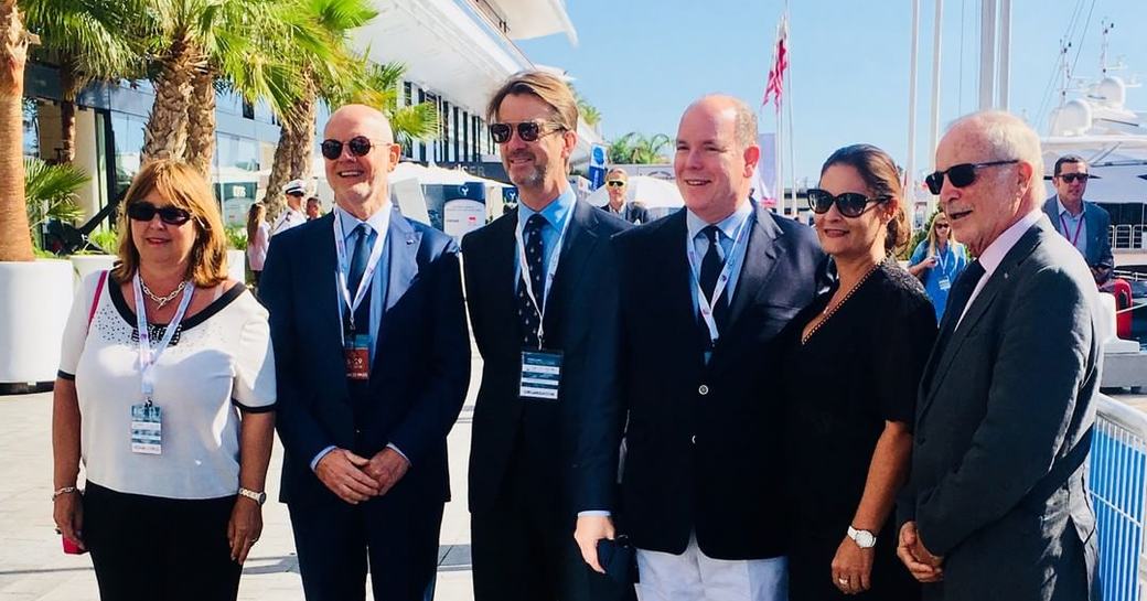 H.S.H Prince Albert II of Monaco opens Monaco Yacht Show 2018