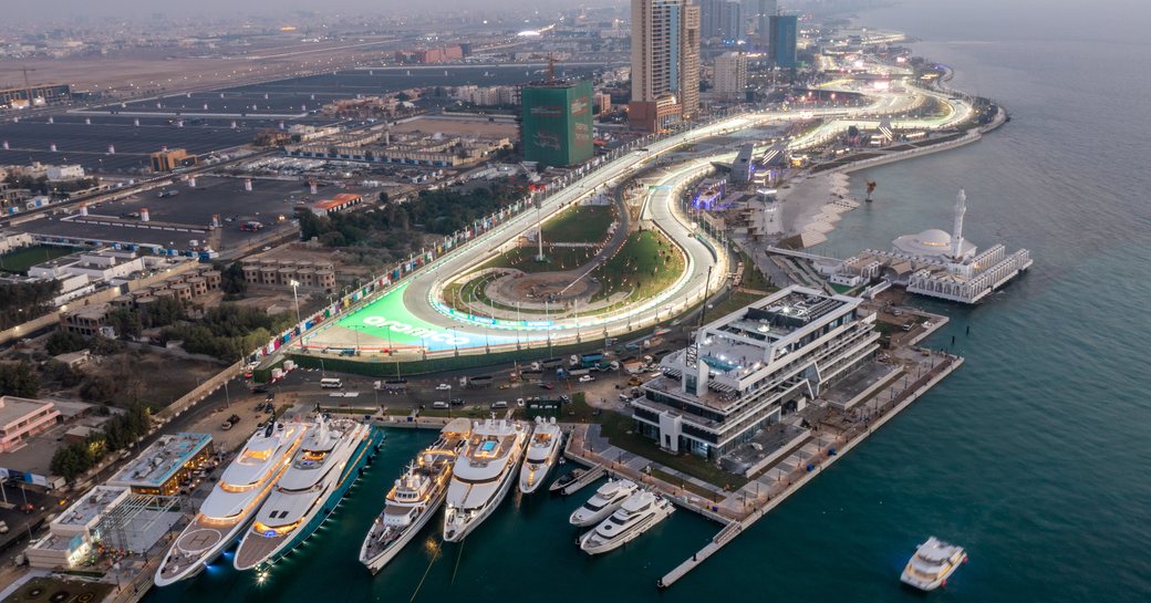 Jeddah Marina in Saudi Arabia