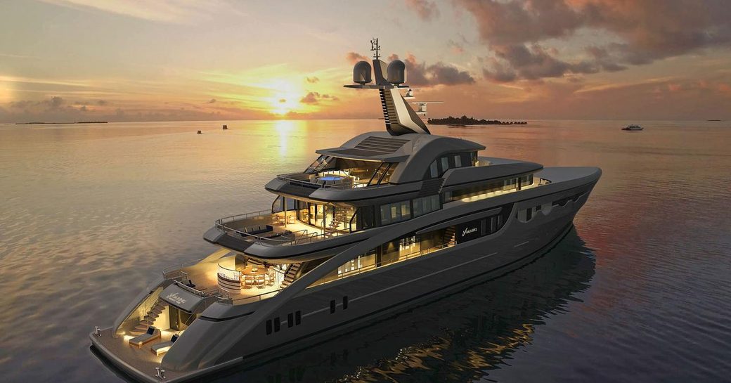 luxury yacht soaring by abeking rasmussen rendering