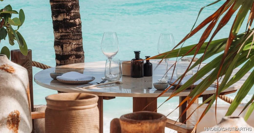 Nao Beach outdoor dining area