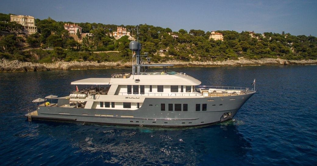 expedition yacht Zulu on a Caribbean yacht charter