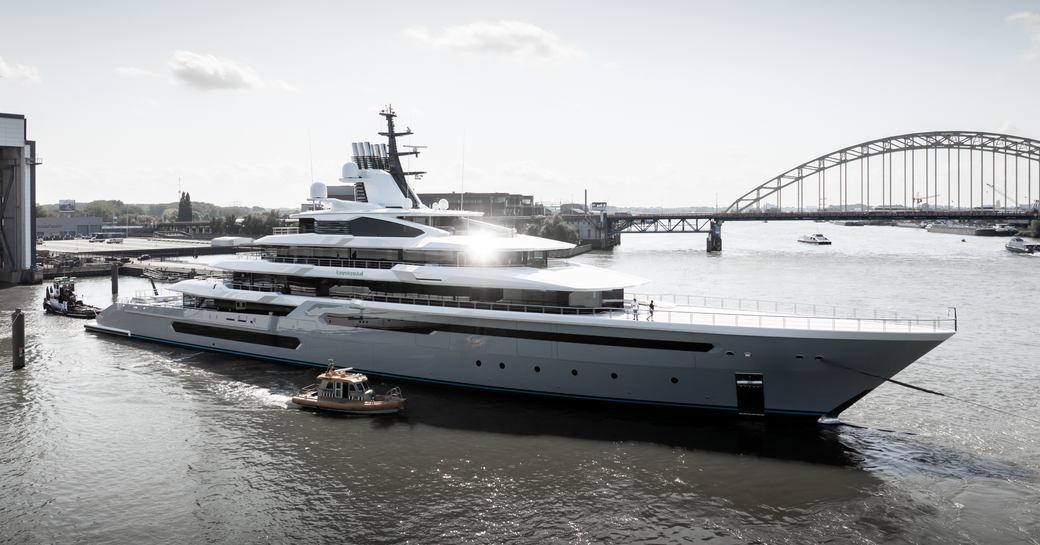 Superyacht LEVIATHAN at anchor