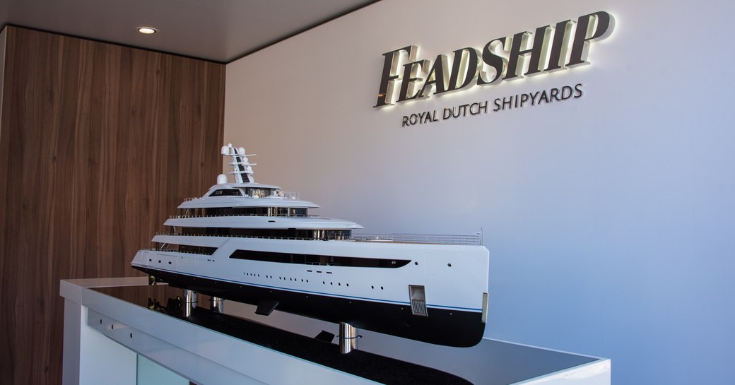 Feadship stand at the MYS 2021