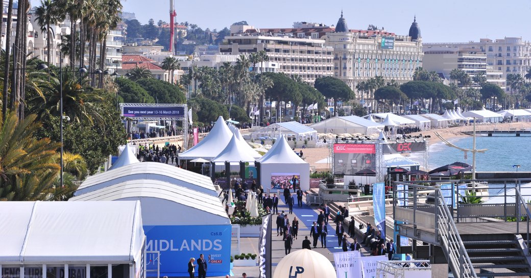 Cannes along the French Riviera during the annual MIPIM conference