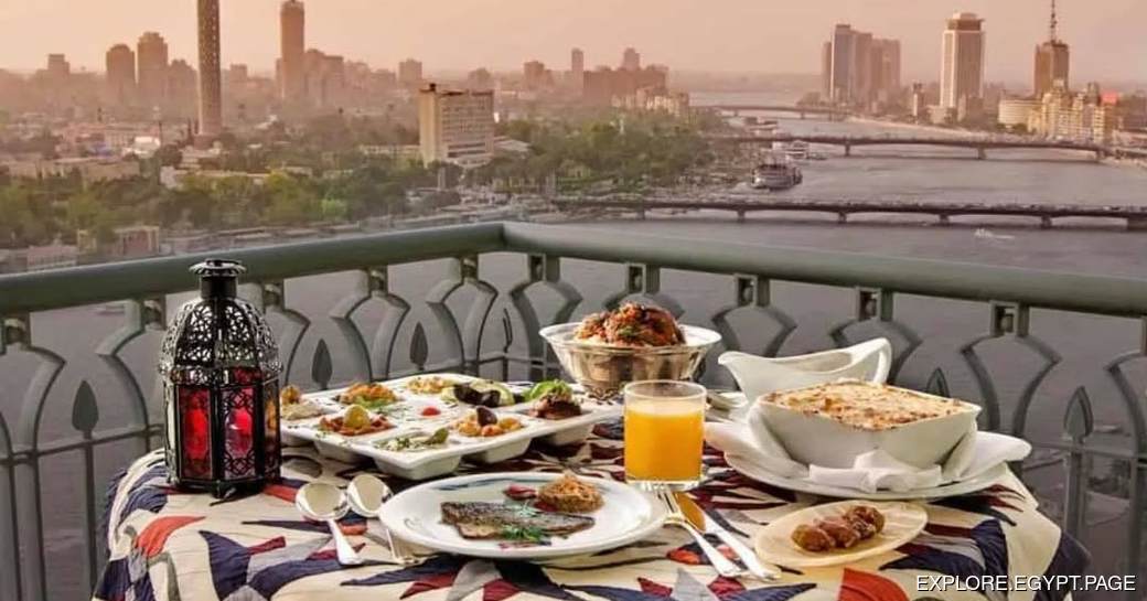 Zitouni restaurant Egypt food, Nile River