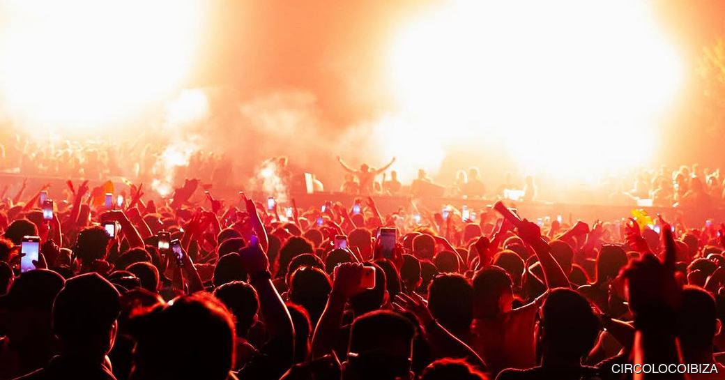 DC10 Circoloco Ibiza busy dancefloor and act on stage