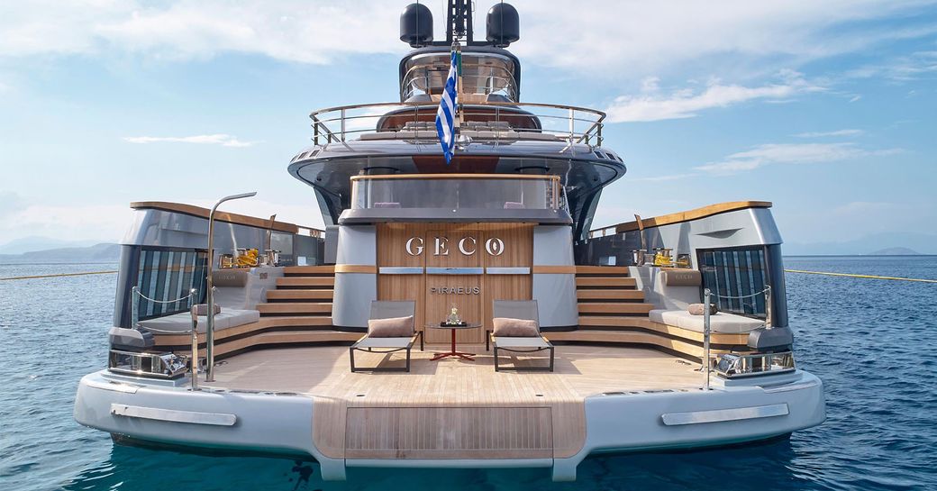 luxury charter yacht GECO