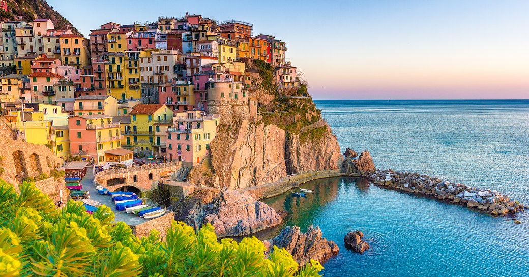 Cinque Terre village at dawn