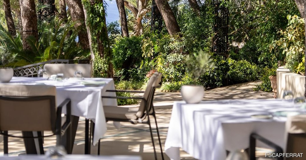 La Veranda St Jean Cap Ferrat outdoor dining area
