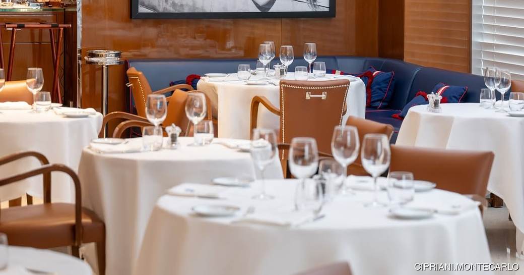 Cipriani Monaco dining area