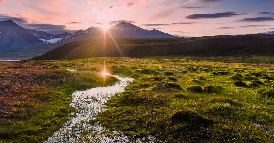 Picture-perfect scene in Svalbard 