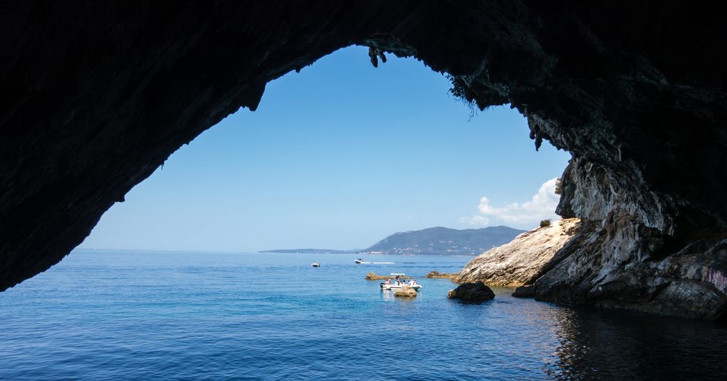 Belonging to the small island of Meganisi a short distance from Lefkada, lies the Papanikolis Cave