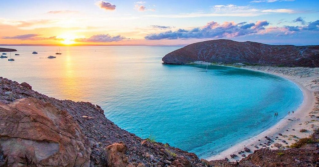 Playa Ensenada on Isla Partida in Mexico