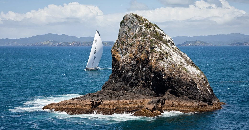 sailing yacht SILVERTIP competes in the NZ Millennium Cup 2017