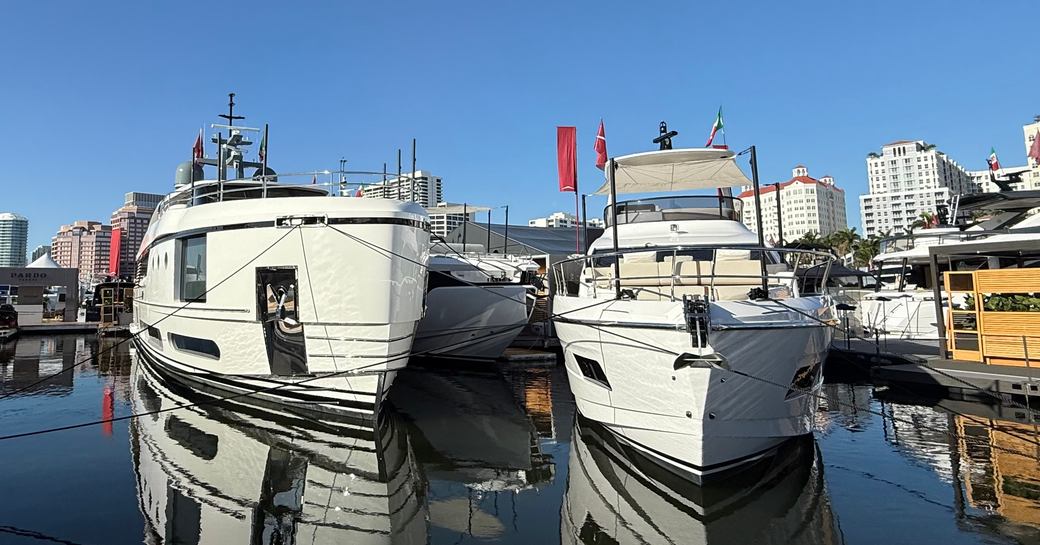 Motor yachts berthed at PBIBS