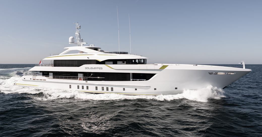 Charter yacht SOLEMATES at sea